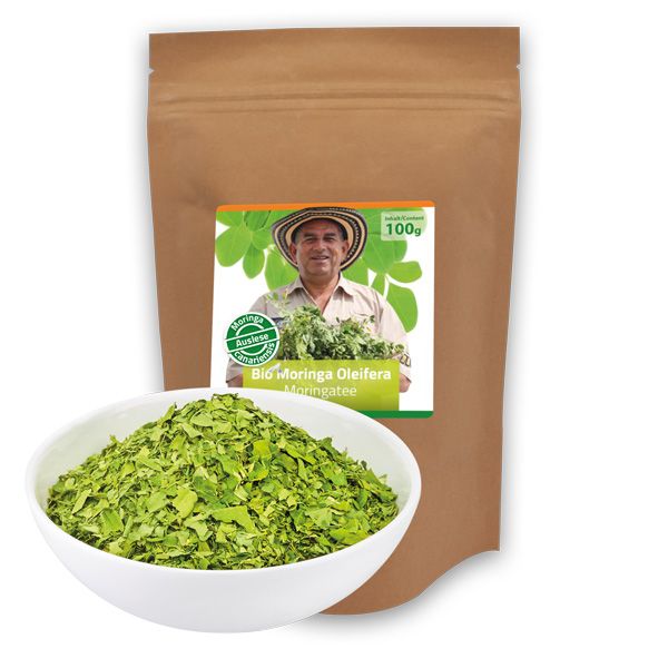 Moringa Auslese Blattschnitt, 100g