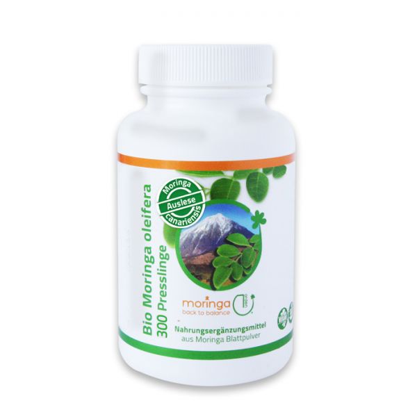 Großpackung Bio Moringa Auslese Presslinge, 300 Stück