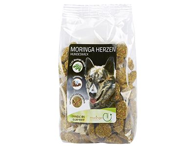 Moringa Herzen für Hunde: " getreidefrei und vegetarisch"